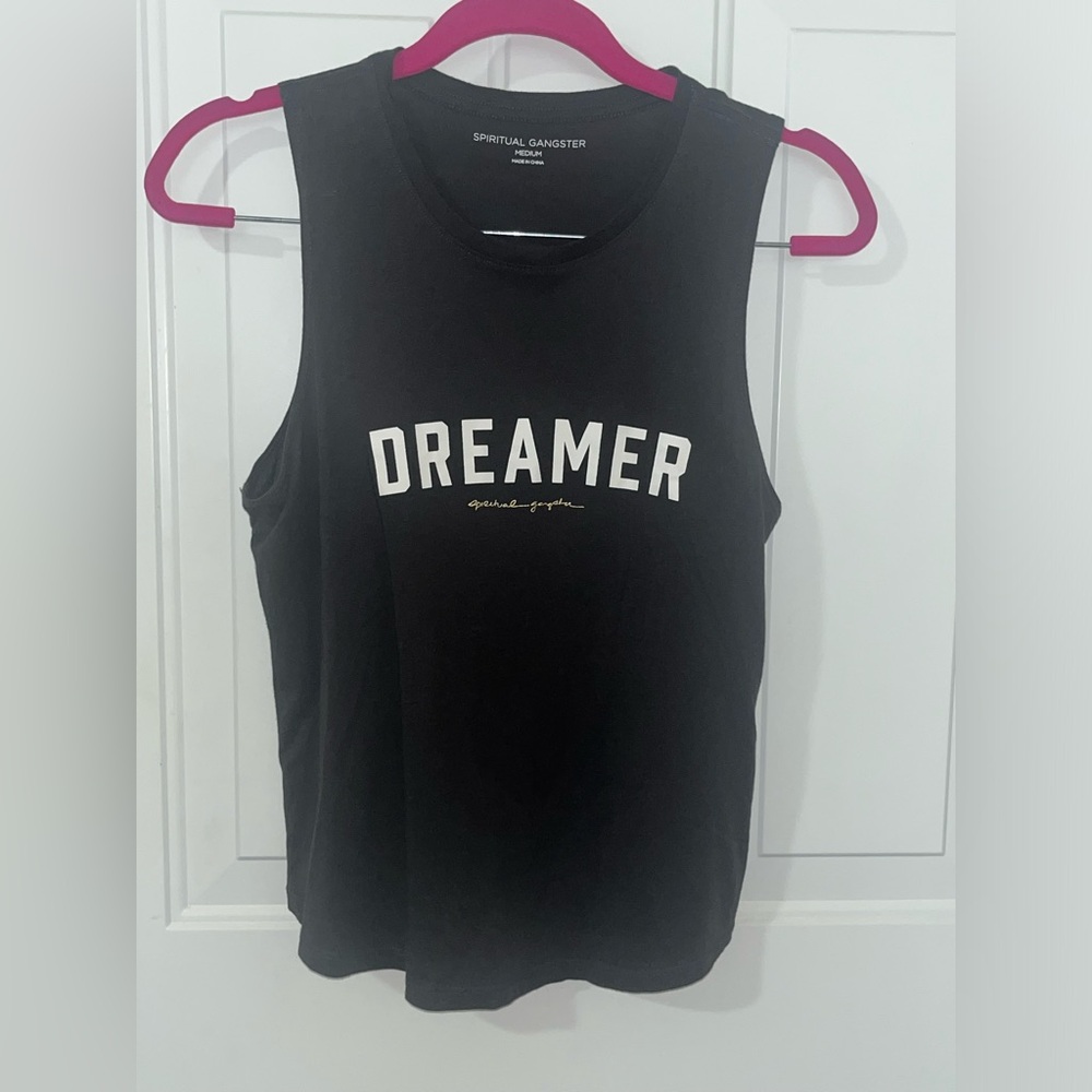 🙏🏾 EUC Spiritual Gangster “Dreamer” Tank - Gray - Medium